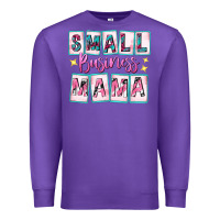 Purple small business mama Premium Sweatshirt - texasbilliewilder