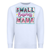 White small business mama Premium Sweatshirt - texasbilliewilder