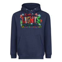 Navy christmas lights are my favorite color Heavyweight Hoodie - Zillion Design Studio