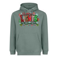 Sage christmas lights are my favorite color Heavyweight Hoodie - Zillion Design Studio