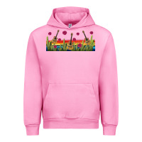 Fuchsia Pink mexican sombrero guitar libbey glass Urban Hoodie - BundleAndBundleShop