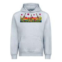 Heather Grey mexican sombrero guitar libbey glass Urban Hoodie - BundleAndBundleShop