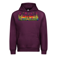 Mauve Wine mexican sombrero guitar libbey glass Urban Hoodie - BundleAndBundleShop