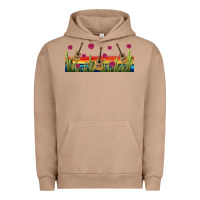 Pigment Burro mexican sombrero guitar libbey glass Urban Hoodie - BundleAndBundleShop