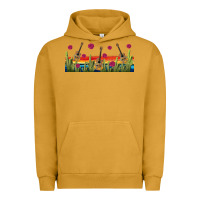 Pigment Peanut Butter mexican sombrero guitar libbey glass Urban Hoodie - BundleAndBundleShop