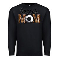 Black soccer mom Premium Sweatshirt - texasbilliewilder