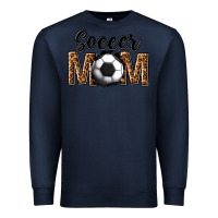 Navy soccer mom Premium Sweatshirt - texasbilliewilder