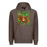 Coffee just a little moody st patricks day Premium Hoodie - Jasminsmagicworld