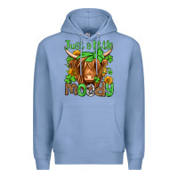 Colony Blue just a little moody st patricks day Premium Hoodie - Jasminsmagicworld