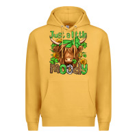 Mustard just a little moody st patricks day Premium Hoodie - Jasminsmagicworld