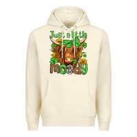 Just A Little Moody St Patricks Day Premium Hoodie | Teevron