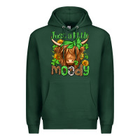 Sports Green just a little moody st patricks day Premium Hoodie - Jasminsmagicworld