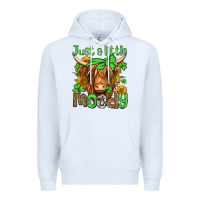 White just a little moody st patricks day Premium Hoodie - Jasminsmagicworld