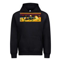Black taco and nachos libbey glass Urban Hoodie - BundleAndBundleShop