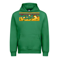 Emerald taco and nachos libbey glass Urban Hoodie - BundleAndBundleShop