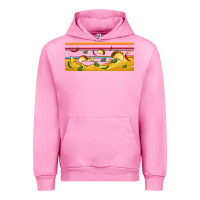 Fuchsia Pink taco and nachos libbey glass Urban Hoodie - BundleAndBundleShop