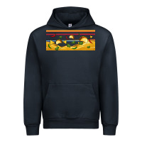 Navy taco and nachos libbey glass Urban Hoodie - BundleAndBundleShop