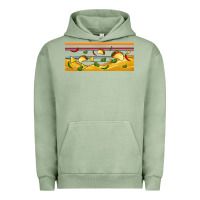 Pigment Oil Green taco and nachos libbey glass Urban Hoodie - BundleAndBundleShop
