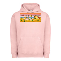 Pigment Salmon taco and nachos libbey glass Urban Hoodie - BundleAndBundleShop