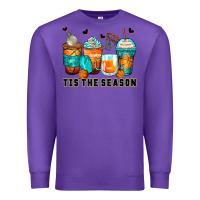 Purple tis' the season basketball coffee cups Premium Sweatshirt - Zillion Design Studio