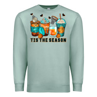 Seafoam tis' the season basketball coffee cups Premium Sweatshirt - Zillion Design Studio