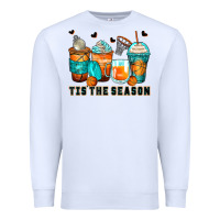 White tis' the season basketball coffee cups Premium Sweatshirt - Zillion Design Studio