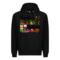 Black santa's favorite mama Premium Hoodie - AdoDesignShop