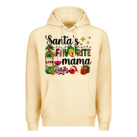 Pina Colada santa's favorite mama Premium Hoodie - AdoDesignShop