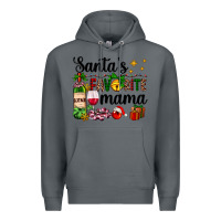 Rock santa's favorite mama Premium Hoodie - AdoDesignShop