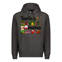 Smoke santa's favorite mama Premium Hoodie - AdoDesignShop