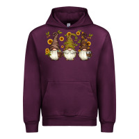 Mauve Wine coffee gnomes Urban Hoodie - Artiststas