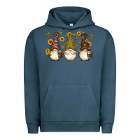Pigment Midnight Navy coffee gnomes Urban Hoodie - Artiststas