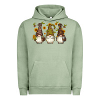 Pigment Oil Green coffee gnomes Urban Hoodie - Artiststas