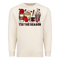 Sandshell tis' the season baseball coffee cups Premium Sweatshirt - Zillion Design Studio
