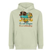 Matcha jesus it s not religion it s a relationship Heavyweight Hoodie - texasbilliewilder