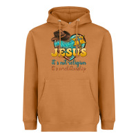 Meerkat jesus it s not religion it s a relationship Heavyweight Hoodie - texasbilliewilder