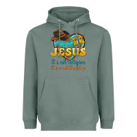 Sage jesus it s not religion it s a relationship Heavyweight Hoodie - texasbilliewilder