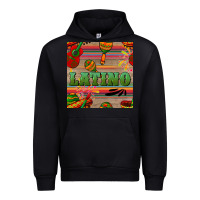 Black latino seamless pattern Urban Hoodie - BundleAndBundleShop