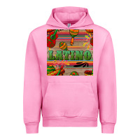 Fuchsia Pink latino seamless pattern Urban Hoodie - BundleAndBundleShop