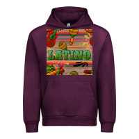 Mauve Wine latino seamless pattern Urban Hoodie - BundleAndBundleShop
