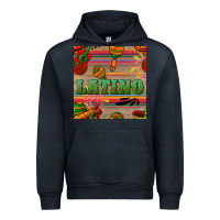 Navy latino seamless pattern Urban Hoodie - BundleAndBundleShop