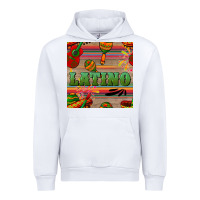 White latino seamless pattern Urban Hoodie - BundleAndBundleShop