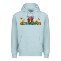 Blue Mist just a little moody long haired cow Premium Hoodie - Jasminsmagicworld