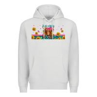 Dove Grey just a little moody long haired cow Premium Hoodie - Jasminsmagicworld
