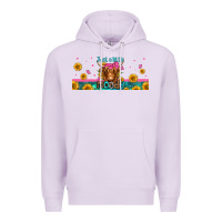 Lilac just a little moody long haired cow Premium Hoodie - Jasminsmagicworld