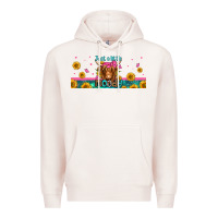 Pale Pink just a little moody long haired cow Premium Hoodie - Jasminsmagicworld