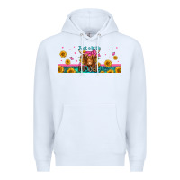 White just a little moody long haired cow Premium Hoodie - Jasminsmagicworld