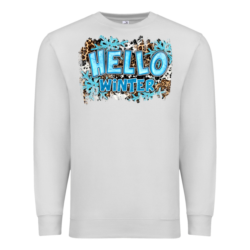 Hello Winter Premium Sweatshirt by RanaPortraitStore | Teevron