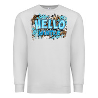 Dove Grey hello winter Premium Sweatshirt - RanaPortraitStore