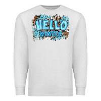 Oatmeal Heather hello winter Premium Sweatshirt - RanaPortraitStore